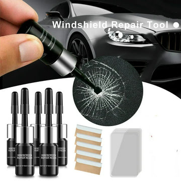 Windshield Crack Repair Kit – DIY Glass Chip & Crack Restoration Tool